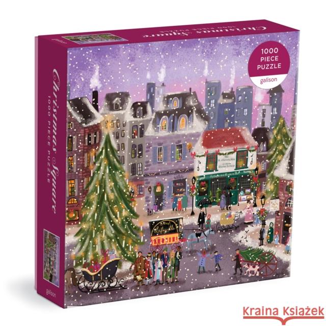 Joy Laforme Christmas Square 1000 Piece Puzzle in Square Box Galison 9780735371187