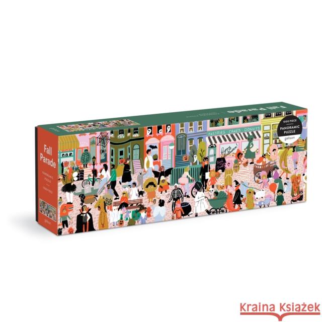 Fall Parade 1000 Piece Panoramic Puzzle Galison Mudpuppy 9780735371972