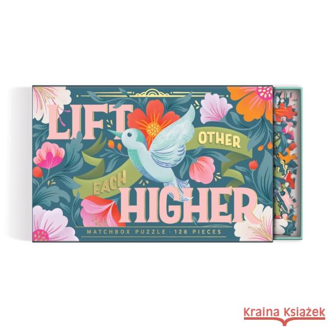 Lift Each Other Higher 128 Piece Matchbox Puzzle Galison Mudpuppy 9780735372764 Galison