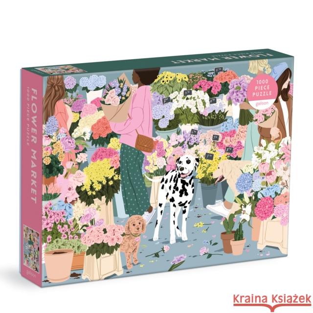 FLOWER MARKET 1000 PIECE PUZZLE GALISON 9780735372887