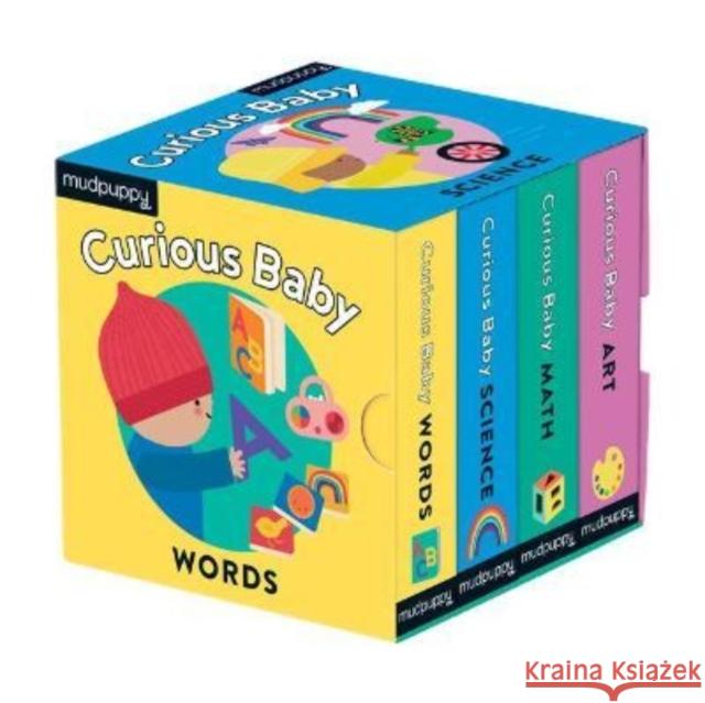 Curious Baby Board Book Set Galison Mudpuppy 9780735374652 Galison