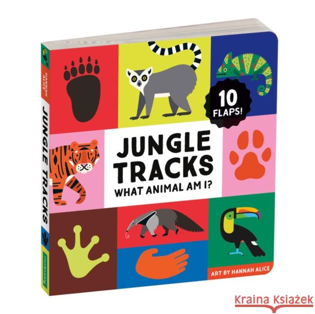 Jungle Tracks Lift-the-Flap Board Book Mudpuppy 9780735374690
