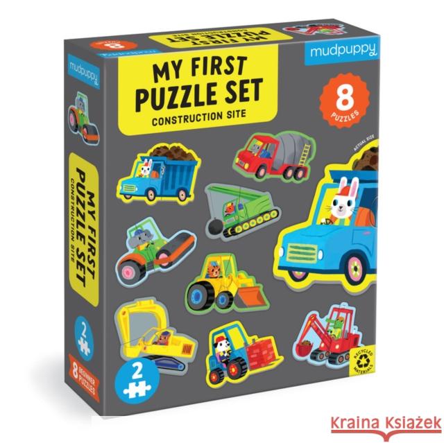 Construction Site 2 Piece My First Puzzles Mudpuppy 9780735376465