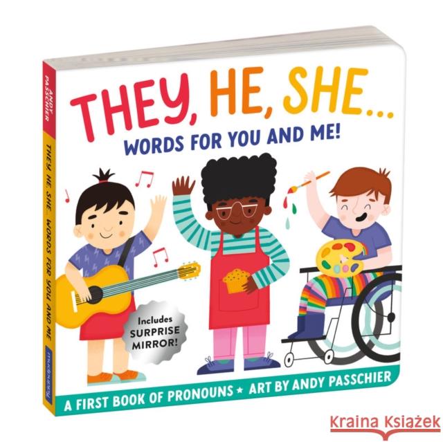 They, He, She: Words for You and Me Board Book Mudpuppy 9780735377547