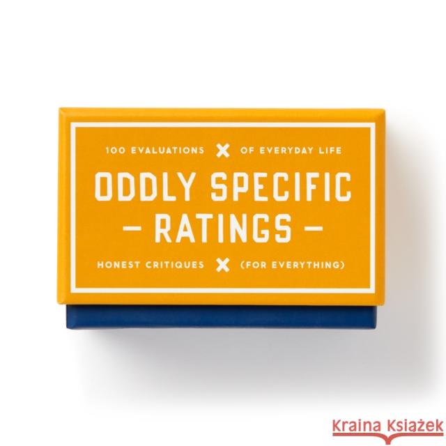 Oddly Specific Ratings Brass Monkey 9780735379367 Galison