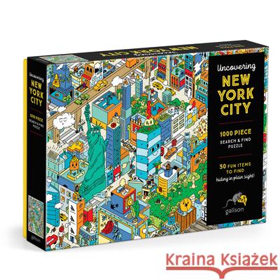 Uncovering New York City Search and Find 1000 Piece Puzzle Galison 9780735381582