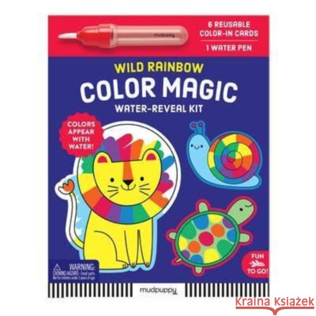 Wild Rainbow Color Magic Water-Reveal Kit Mudpuppy 9780735381636