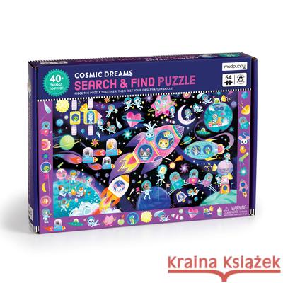 Cosmic Dreams 64 Piece Search & Find Puzzle Mudpuppy 9780735382336