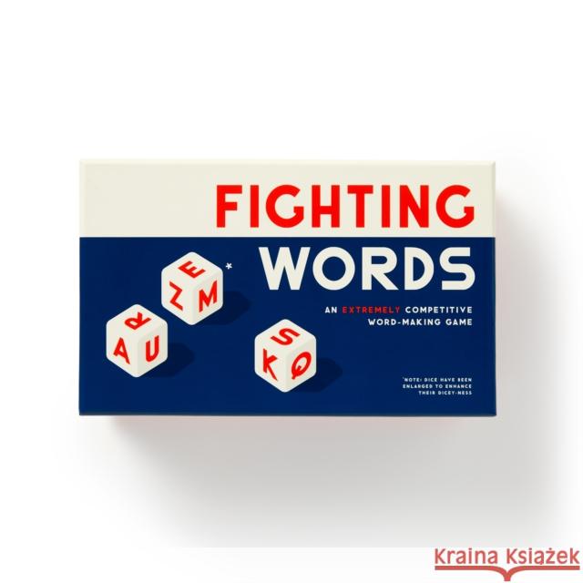 Fighting Words Dice Game Galison 9780735382909