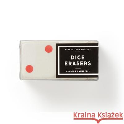 Make Big Mistakes Giant Dice Eraser Set Galison 9780735382954