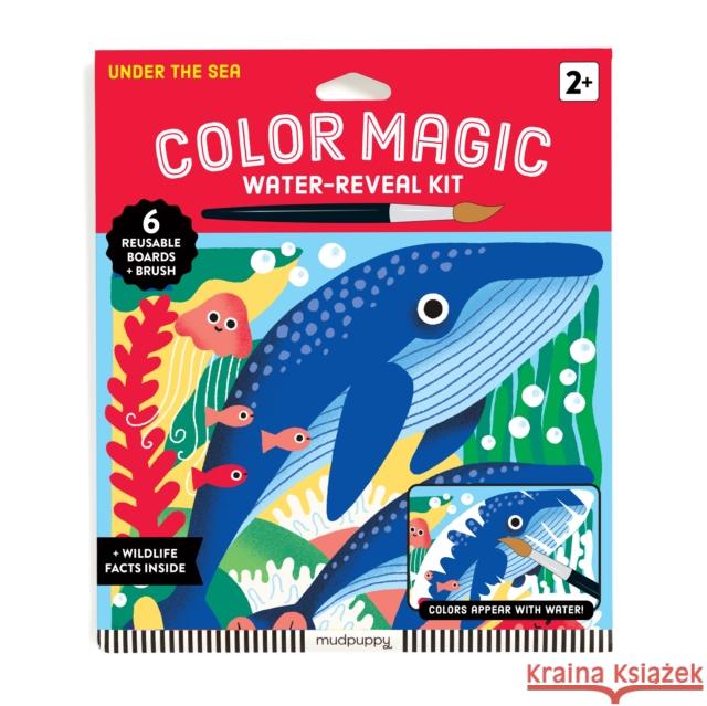 Under The Sea Color Magic Water-Reveal Kit Mudpuppy 9780735384453