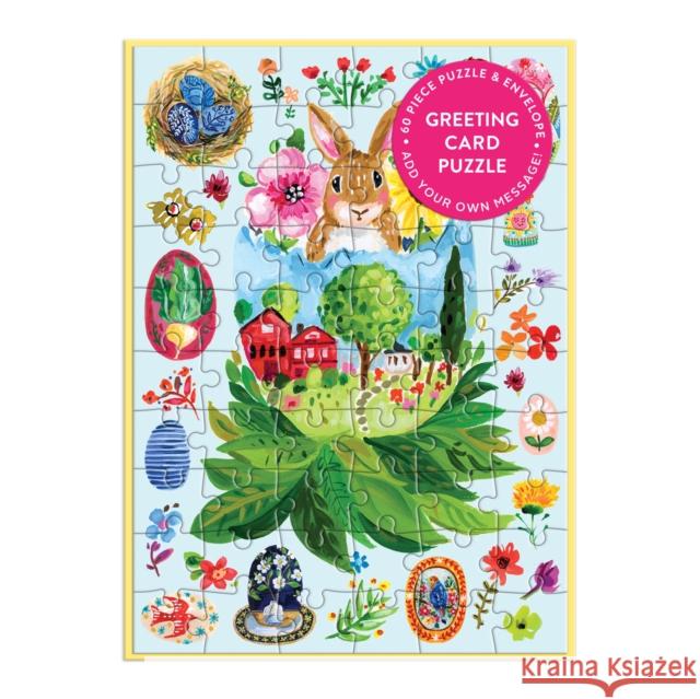 Artisanal Eggs Greeting Card Puzzle Galison 9780735384507