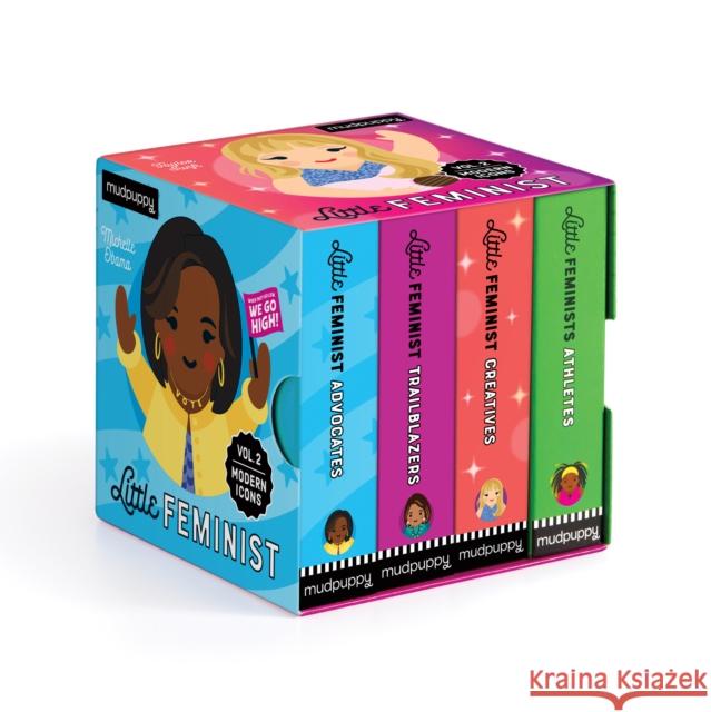 Little Feminist Board Book Set Volume 2: Modern Icons Mudpuppy 9780735386402