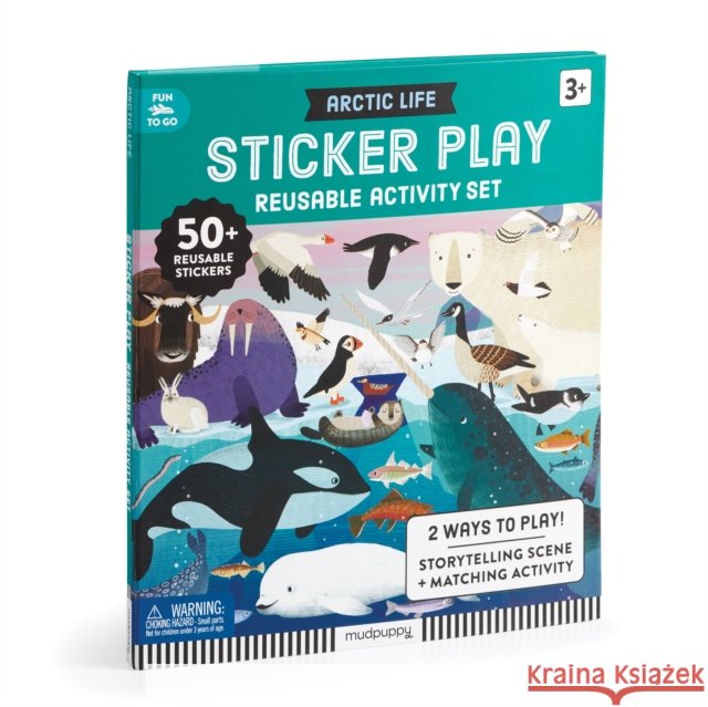 Arctic Life Sticker Play Reusable Activity Set Mudpuppy 9780735386501