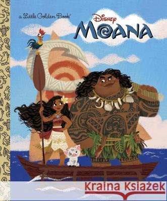 Moana Little Golden Book Andrea Posner-Sanchez Random House Disney 9780736436038 Random House Disney