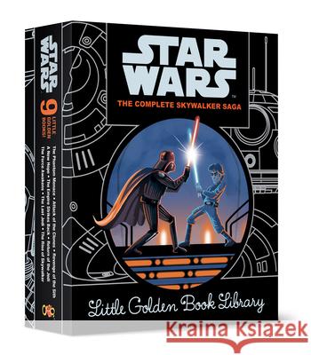 The Complete Skywalker Saga: Little Golden Book Library (Star Wars) Various 9780736440882 Golden Books