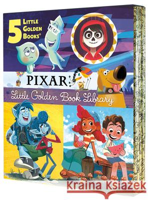 Pixar Little Golden Book Library (Disney/Pixar): Coco, Up, Onward, Soul, Luca Various 9780736442466 Random House Disney