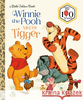 Winnie the Pooh Meets Tigger A. A. Milne Golden Books 9780736448161 Disney - Rhcb