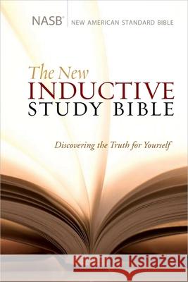 New Inductive Study Bible-NASB  9780736928014 Harvest House Publishers