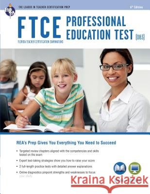 FTCE Professional Ed (083) Book + Online Leasha Barry 9780738611662 Research & Education Association
