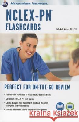 Nclex-PN Flashcard Book + Online Warner, Rebekah 9780738611730 Research & Education Association