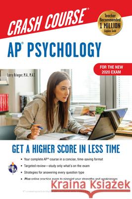 Ap(r) Psychology Crash Course, Book + Online: Get a Higher Score in Less Time Krieger, Larry 9780738612713 Research & Education Association