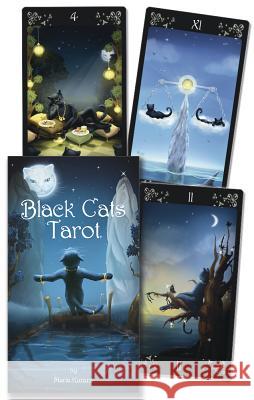 Black Cats Tarot Deck Lo Scarabeo                              Maria Kurora 9780738738789 Llewellyn Publications