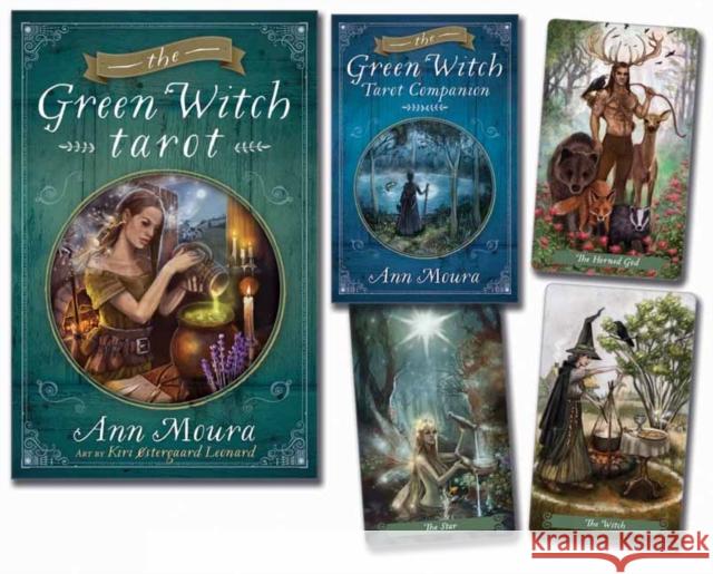 The Green Witch Tarot Ann Moura Kiri ?Stergaard Leonard 9780738741659 Llewellyn Publications,U.S.