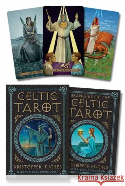 Celtic Tarot Kristoffer Hughes Christopher Malcolm Down 9780738744766 Llewellyn Publications
