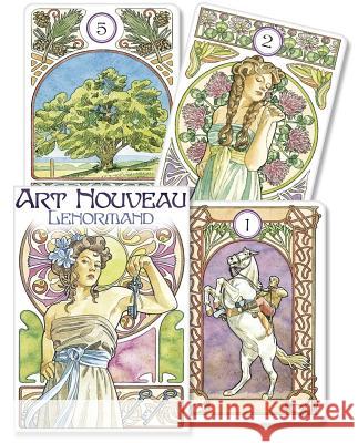 Art Nouveau Lenormand Oracle Lunaea Weatherstone Antonella Castelli 9780738749853