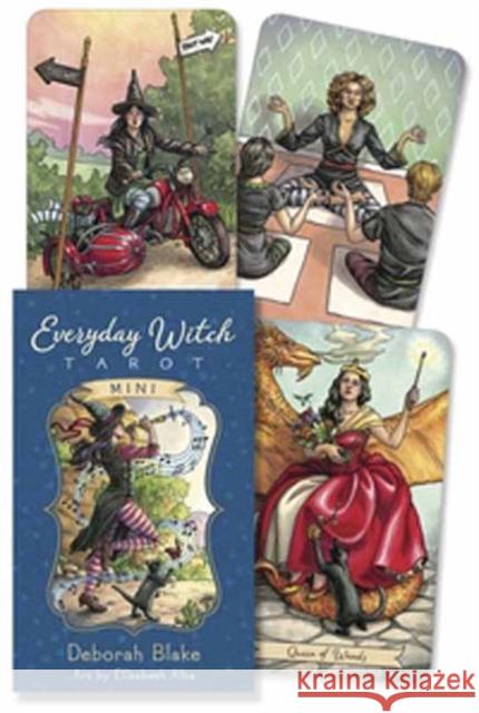 Everyday Witch Tarot Mini Deborah Blake Elisabeth Alba 9780738765617 Llewellyn Publications