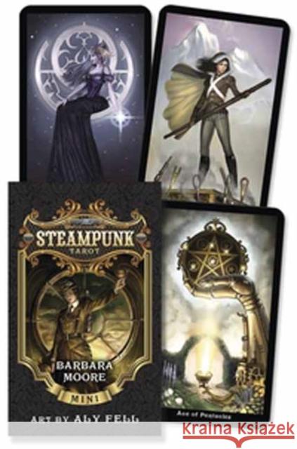 The Steampunk Tarot Mini Barbara Moore Aly Fell 9780738765648 Llewellyn Publications