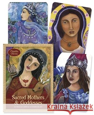 Sacred Mothers & Goddesses: 40 Oracle Cards & Guidebook Set Claudia Olivos 9780738768311 Llewellyn Publications