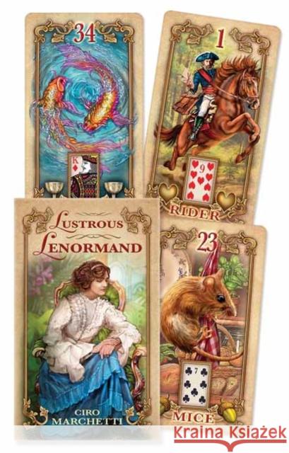 Lustrous Lenormand Ciro Marchetti Toni Savory Toni Savori 9780738773209 Llewellyn Publications