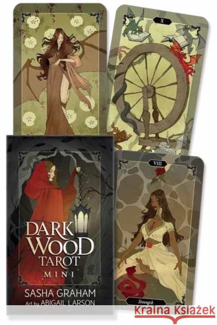 Dark Wood Tarot Mini Deck Abigail Larson 9780738777061 Llewellyn Publications,U.S.