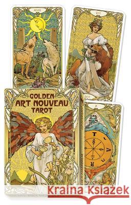 Golden Art Nouveau Grand Trumps Giulia Francesca Massaglia 9780738777290 Llewellyn Publications