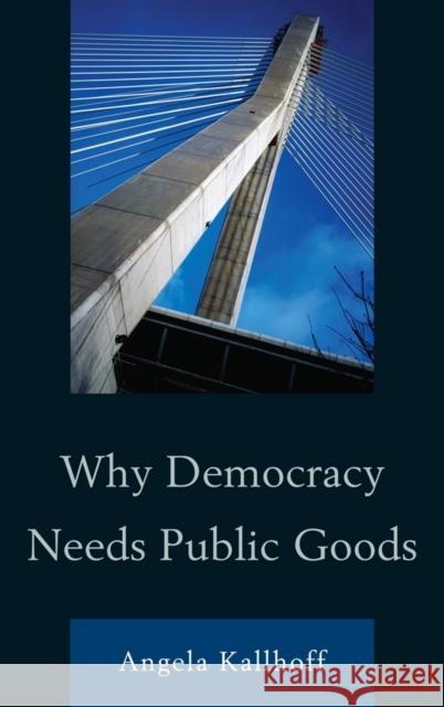 Why Democracy Needs Public Goods Angela Kallhoff 9780739151006 Lexington Books