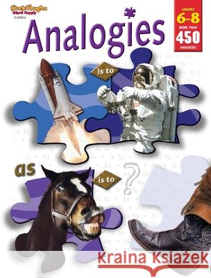 Analogies Reproducible Grades 6-8 Stckvagn 9780739869086 Steck Vaughn