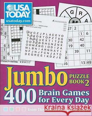 USA Today Jumbo Puzzle Book 2: 400 Brain Games for Every Day Usa Today 9780740785399 Andrews McMeel Publishing