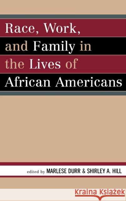 Race, Work, and Family in the Lives of African Americans Marlese Durr Shirley A. Hill 9780742534667 Rowman & Littlefield Publishers