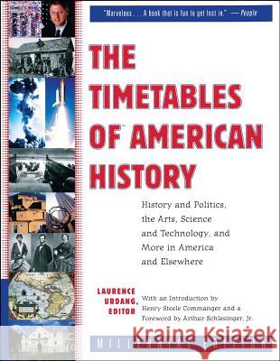 The Timetables of American History: History and Politics, the Arts, Science and Technology, and More in America and Elsewhere Laurence Urdang 9780743202619 Simon & Schuster