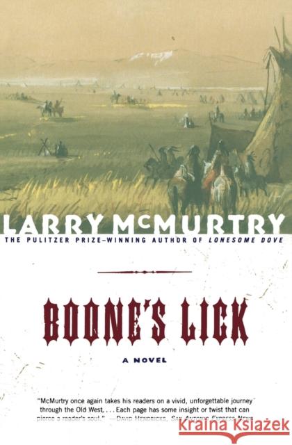 Boone's Lick Larry McMurtry 9780743216272 Simon & Schuster