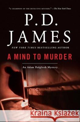 A Mind to Murder P. D. James 9780743219587 Touchstone Books