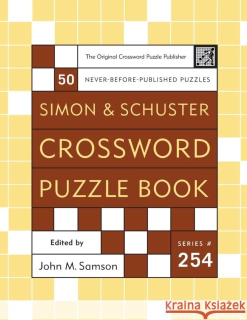 Simon & Schuster Crossword Puzzle Book John M. Samson 9780743283199