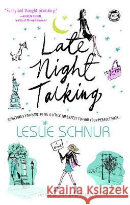 Late Night Talking Leslie Schnur 9780743288255 Simon & Schuster