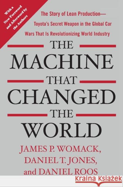 The Machine That Changed the World: The Story of Lean Production-- Toyota's Secret Weapon in the Global Car Wars That Is Now Revolutionizing World Ind Womack, James P. 9780743299794 Free Press