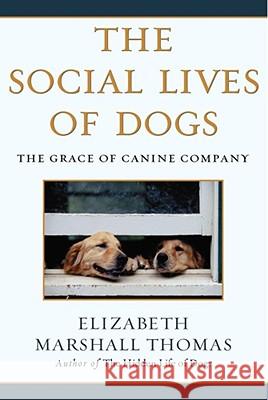 Social Lives of Dogs MARSHALL THOMAS ELIZABETH 9780743422369