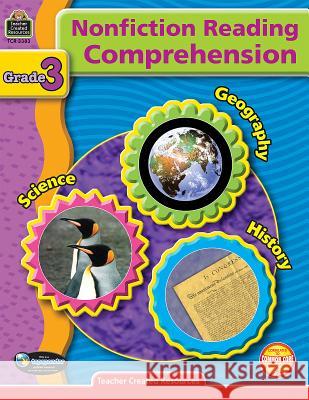 Nonfiction Reading Comprehension Grade 3 Debra Housel Teacher Created Resources 9780743933834 Teacher Created Resources