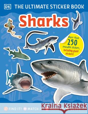 The Ultimate Sticker Book Sharks DK 9780744033229 DK Publishing (Dorling Kindersley)