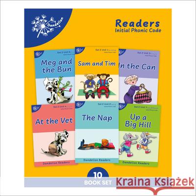 Phonic Books Dandelion Readers Set 2 Units 1-10 Sam and Tim (Alphabet Code Blending 4 and 5 Sound Words): Decodable Books for Beginner Readers Alphabe Phonic Books 9780744095258 Phonic Books